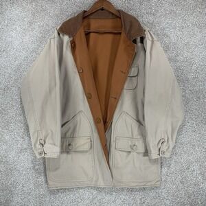 VTG Reversible Chore Coat XL? Canvas Utility Barn Jacket Cottage Core Distressed